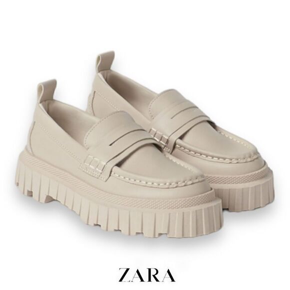 Zara Other - ZARA Kids | Off White | LUG SOLE LOAFERS